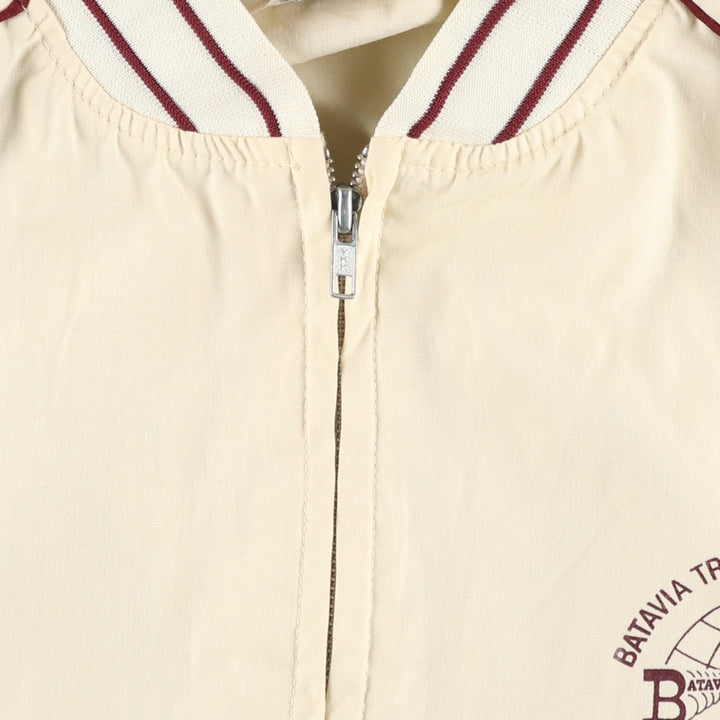 Vintage 70s-80'S King Louie PRO FIT Blouson, Made in USA, Men's XL polyester unbleached Vintage Second Hand