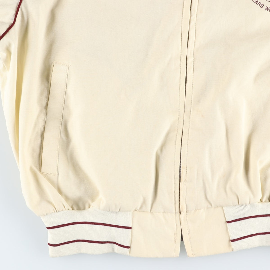 Vintage 70s-80'S King Louie PRO FIT Blouson, Made in USA, Men's XL polyester unbleached Vintage Second Hand