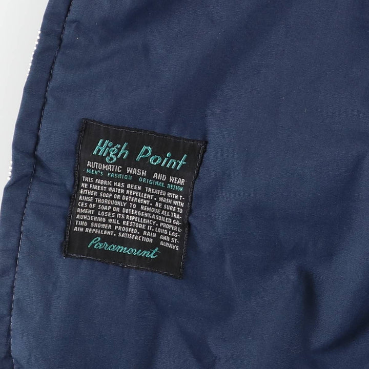 PARAMOUNT Blouson Men's Size L polyester navy blue type Vintage Second Hand