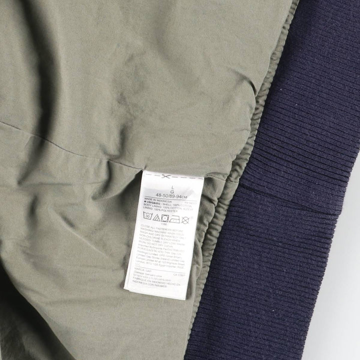 2000'S GAP Cotton Blouson Men's Size L cotton navy blue type Vintage Second Hand