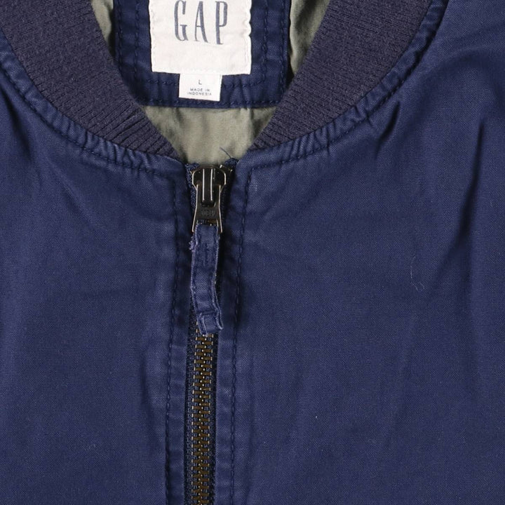 2000'S GAP Cotton Blouson Men's Size L cotton navy blue type Vintage Second Hand