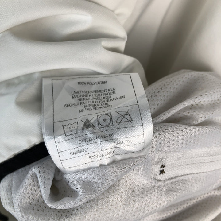 Reebok NFL LAS VEGAS RAIDERS Half-Zip Warm-Up Pullover, Men's XL polyester white type Vintage Second Hand