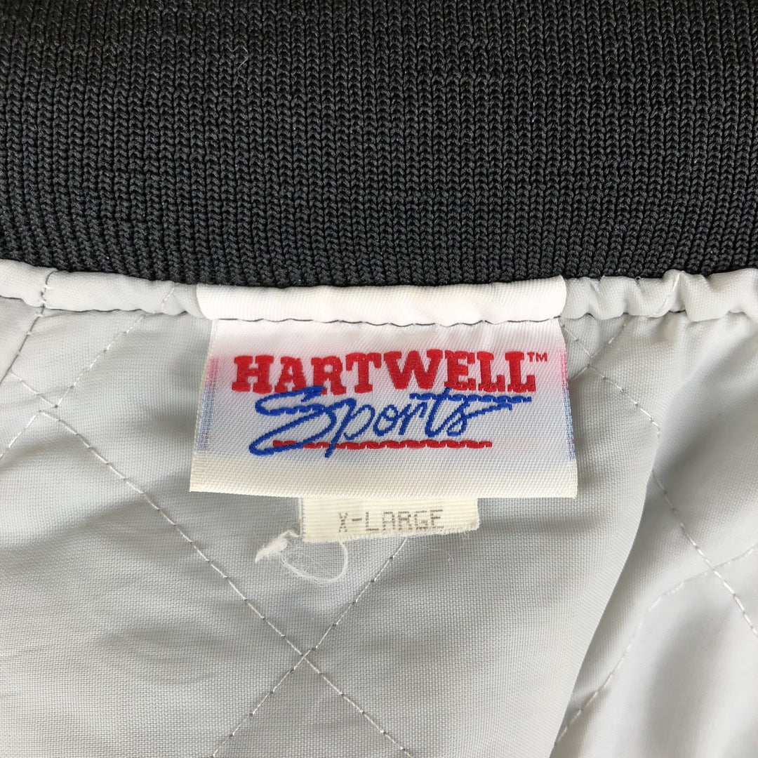 Vintage 1990'S Hartwell padded puffer jacket, made in the USA, men's size XL polyester black type Vintage Second Hand