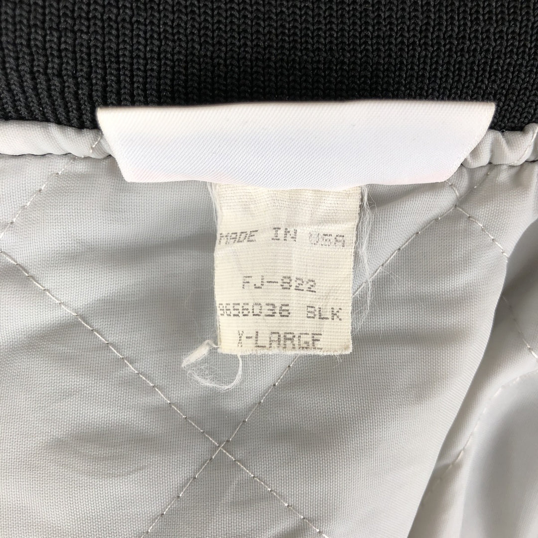 Vintage 1990'S Hartwell padded puffer jacket, made in the USA, men's size XL polyester black type Vintage Second Hand