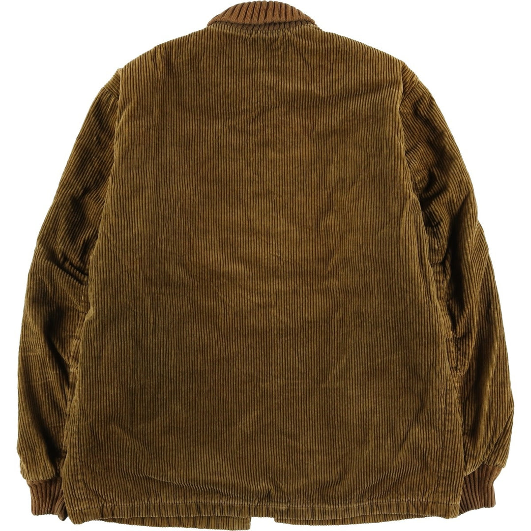 Vintage 60s-70'S Sir Jac padded corduroy Pharaoh jacket, size M, men's unclear Khaki type Vintage Second Hand