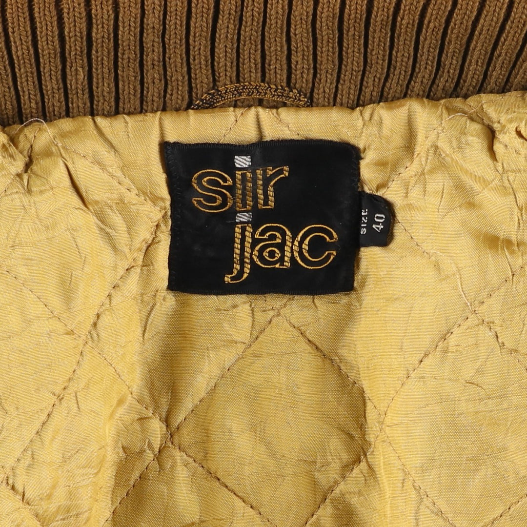 Vintage 60s-70'S Sir Jac padded corduroy Pharaoh jacket, size M, men's unclear Khaki type Vintage Second Hand