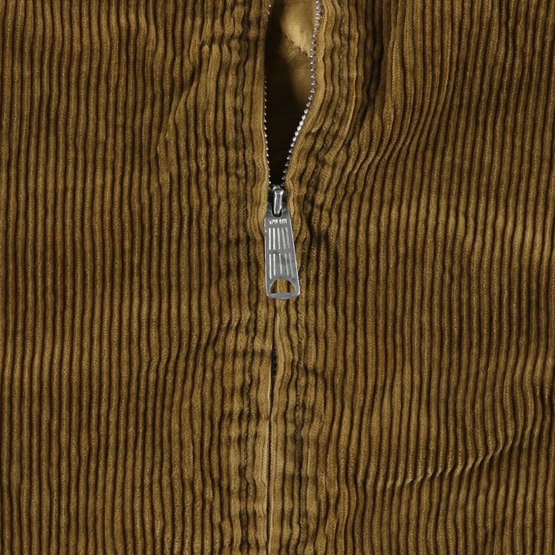 Vintage 60s-70'S Sir Jac padded corduroy Pharaoh jacket, size M, men's unclear Khaki type Vintage Second Hand