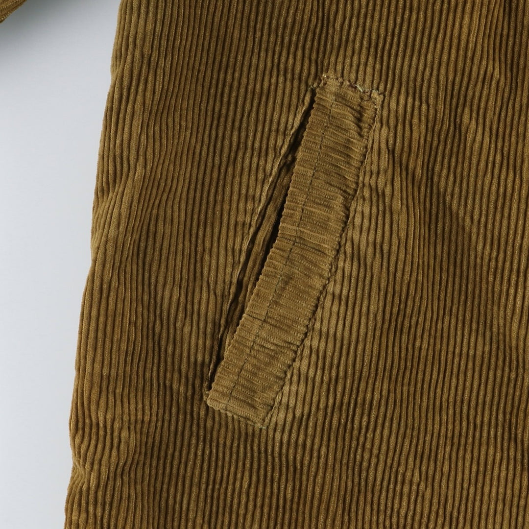 Vintage 60s-70'S Sir Jac padded corduroy Pharaoh jacket, size M, men's unclear Khaki type Vintage Second Hand