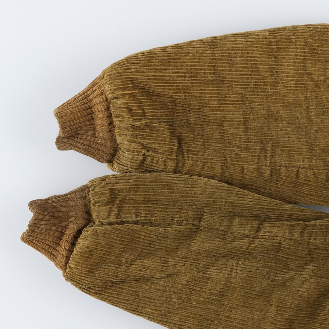 Vintage 60s-70'S Sir Jac padded corduroy Pharaoh jacket, size M, men's unclear Khaki type Vintage Second Hand