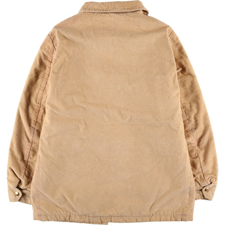 70'S VIP Corduroy Boa Jacket, Men's Size Medium, Vintage unclear Beige type Vintage Second Hand