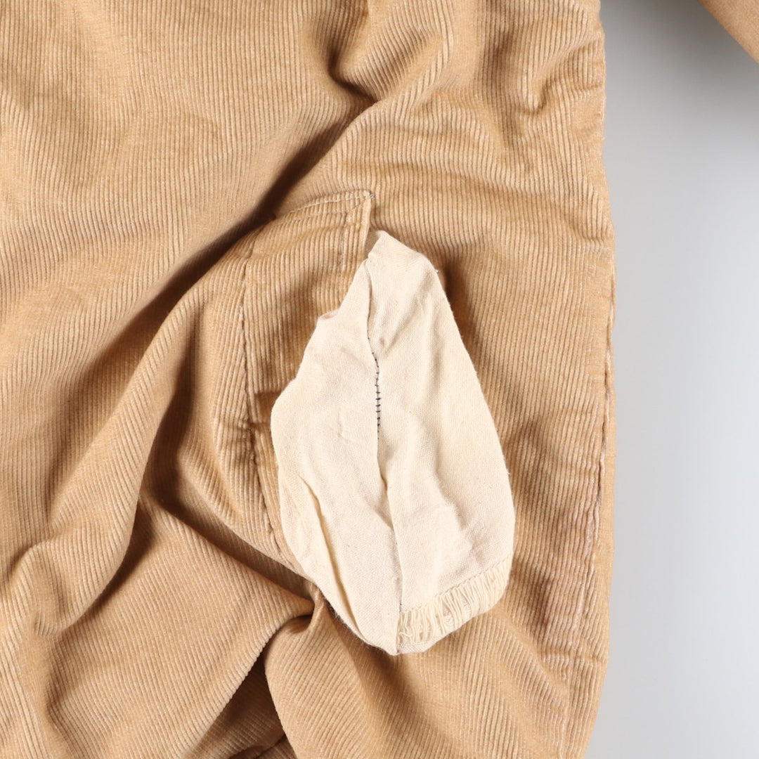 70'S VIP Corduroy Boa Jacket, Men's Size Medium, Vintage unclear Beige type Vintage Second Hand