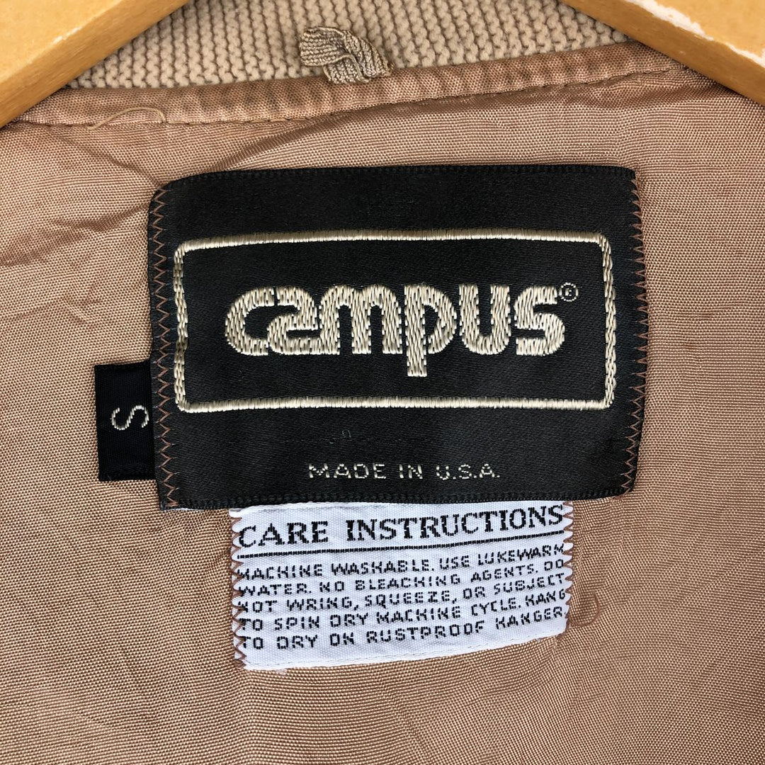 Vintage 1970'S Campus Derby Jacket, Cup Shoulder, Made in USA, Men's Size Small unclear Beige type Vintage Second Hand