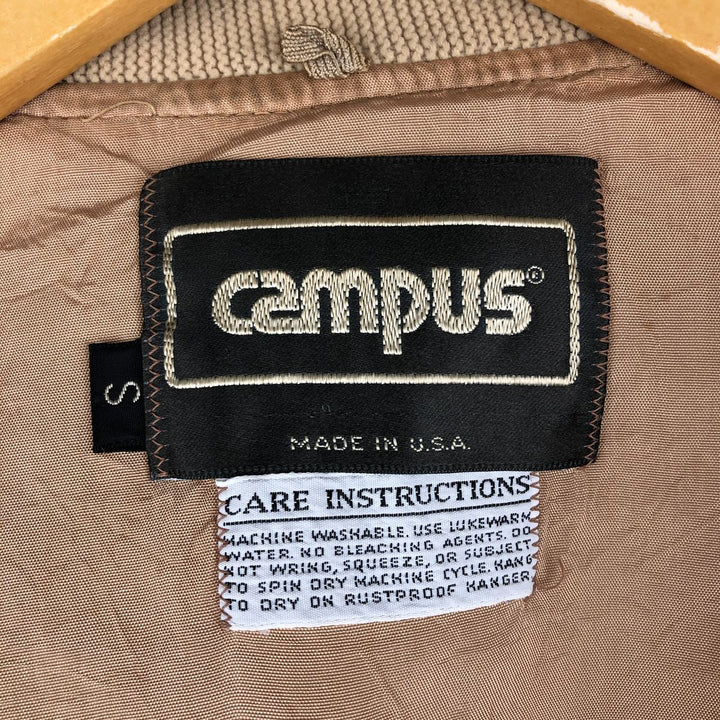 Vintage 1970'S Campus Derby Jacket, Cup Shoulder, Made in USA, Men's Size Small unclear Beige type Vintage Second Hand