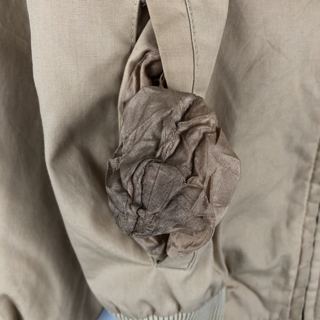 Vintage 1970'S Campus Derby Jacket, Cup Shoulder, Made in USA, Men's Size Small unclear Beige type Vintage Second Hand