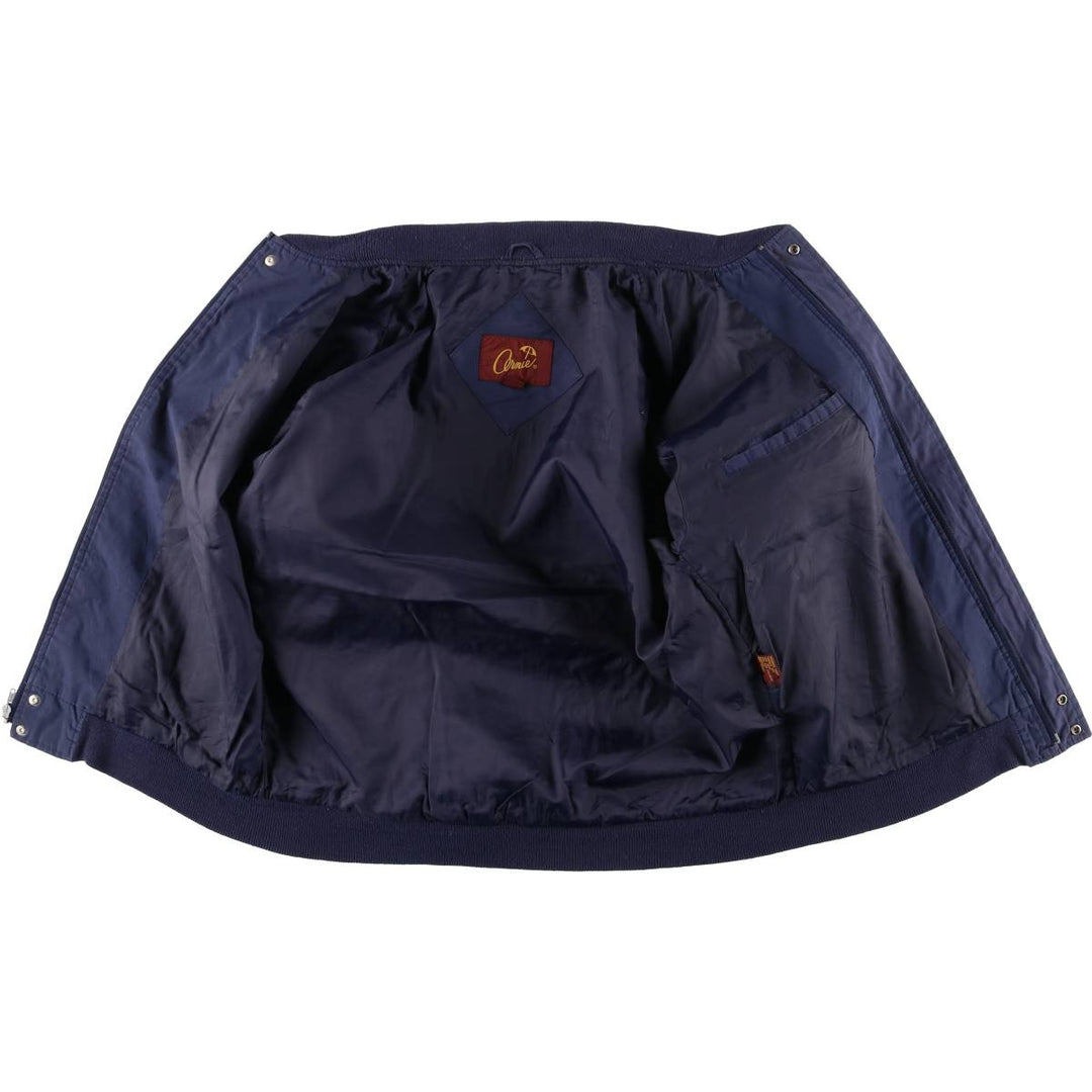 Ornie Derby Jacket, Cup Shoulder Jacket, Men's Size M polyester navy blue type Vintage Second Hand