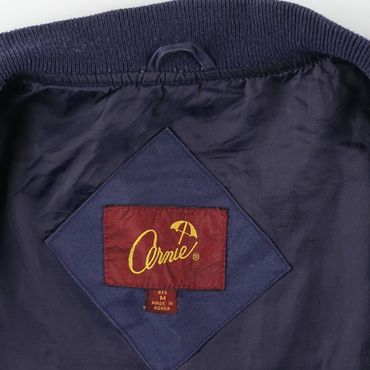 Ornie Derby Jacket, Cup Shoulder Jacket, Men's Size M polyester navy blue type Vintage Second Hand