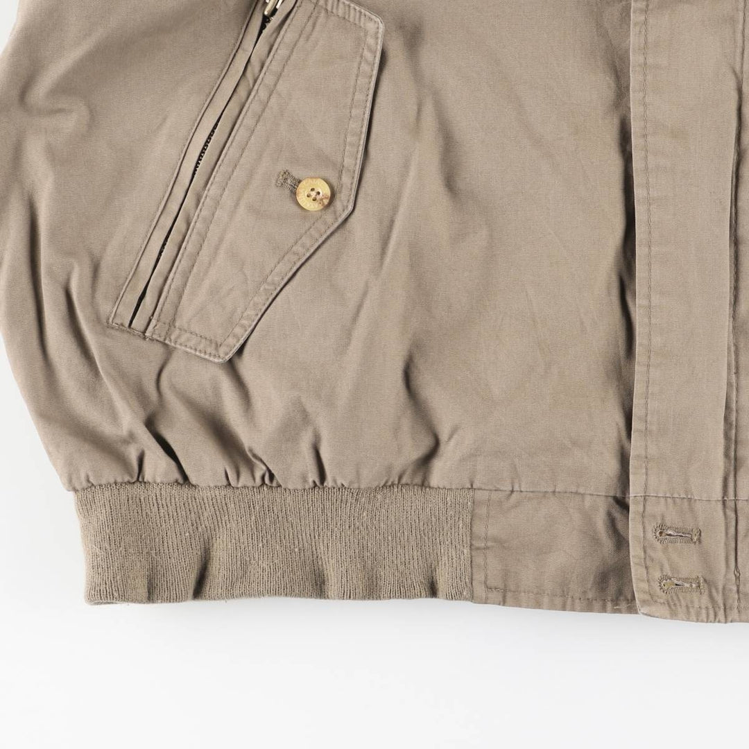 90'S Catalina La Paz Derby Jacket, Cup Shoulder, Men's Size L, Vintage cotton Khaki type brown Vintage Second Hand