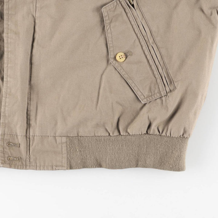 90'S Catalina La Paz Derby Jacket, Cup Shoulder, Men's Size L, Vintage cotton Khaki type brown Vintage Second Hand