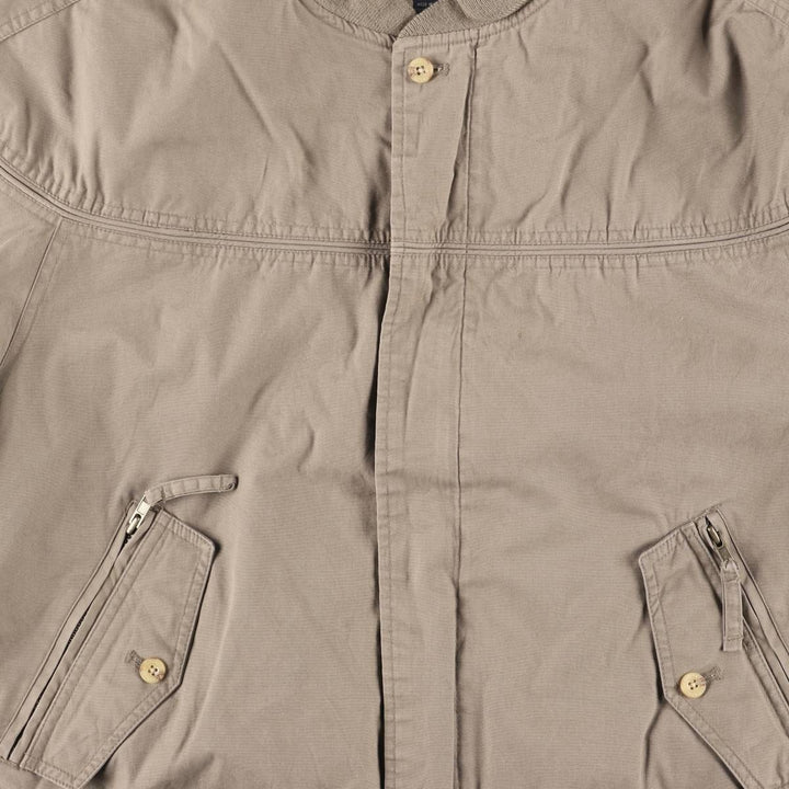 90'S Catalina La Paz Derby Jacket, Cup Shoulder, Men's Size L, Vintage cotton Khaki type brown Vintage Second Hand