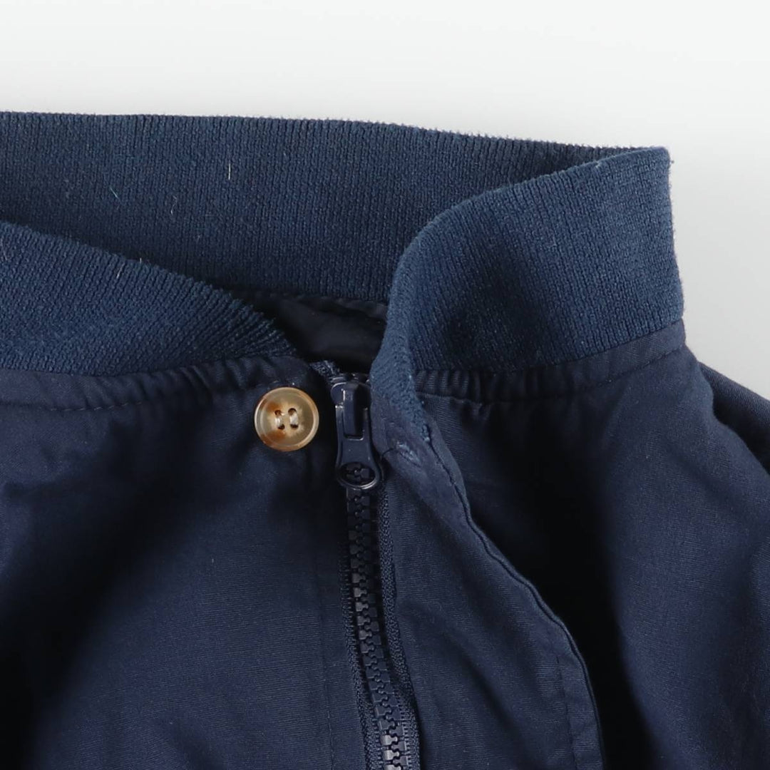 90s-00'S HABAND Derby Jacket, Cup Shoulder, Men's, Size L, Vintage polyester navy blue type Vintage Second Hand