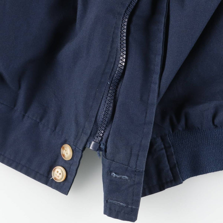 90s-00'S HABAND Derby Jacket, Cup Shoulder, Men's, Size L, Vintage polyester navy blue type Vintage Second Hand