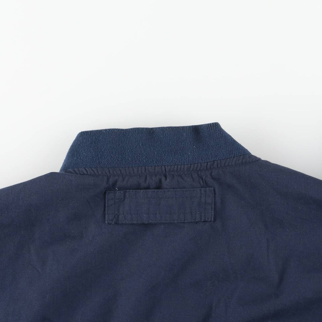 90s-00'S HABAND Derby Jacket, Cup Shoulder, Men's, Size L, Vintage polyester navy blue type Vintage Second Hand