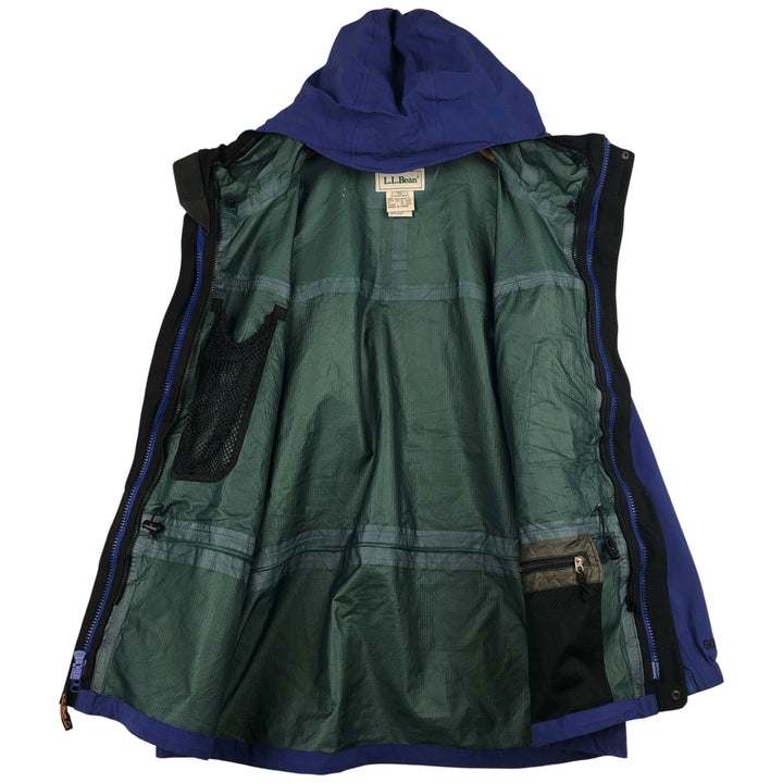 90s-00'S LL Bean All Conditions Gore-Tex Ripstop Mountain Parka, Men's XL Nylon Navy blue Vintage Second Hand