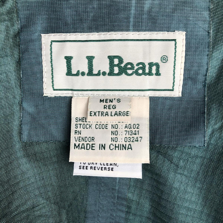 90s-00'S LL Bean All Conditions Gore-Tex Ripstop Mountain Parka, Men's XL Nylon Navy blue Vintage Second Hand