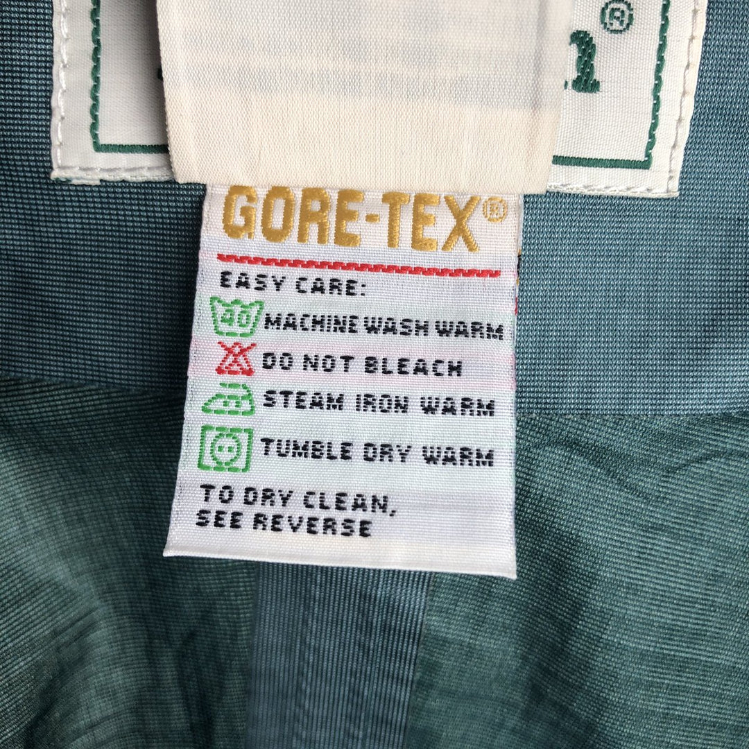 90s-00'S LL Bean All Conditions Gore-Tex Ripstop Mountain Parka, Men's XL Nylon Navy blue Vintage Second Hand