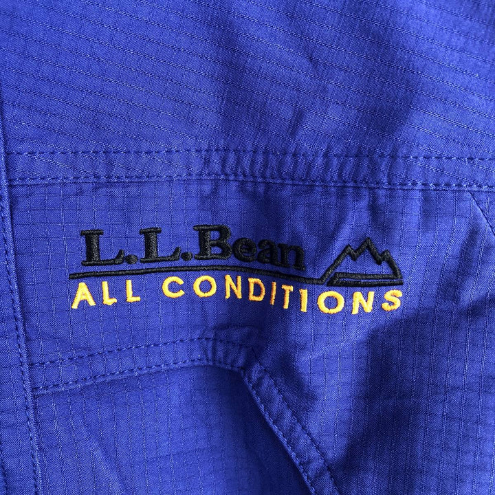 90s-00'S LL Bean All Conditions Gore-Tex Ripstop Mountain Parka, Men's XL Nylon Navy blue Vintage Second Hand