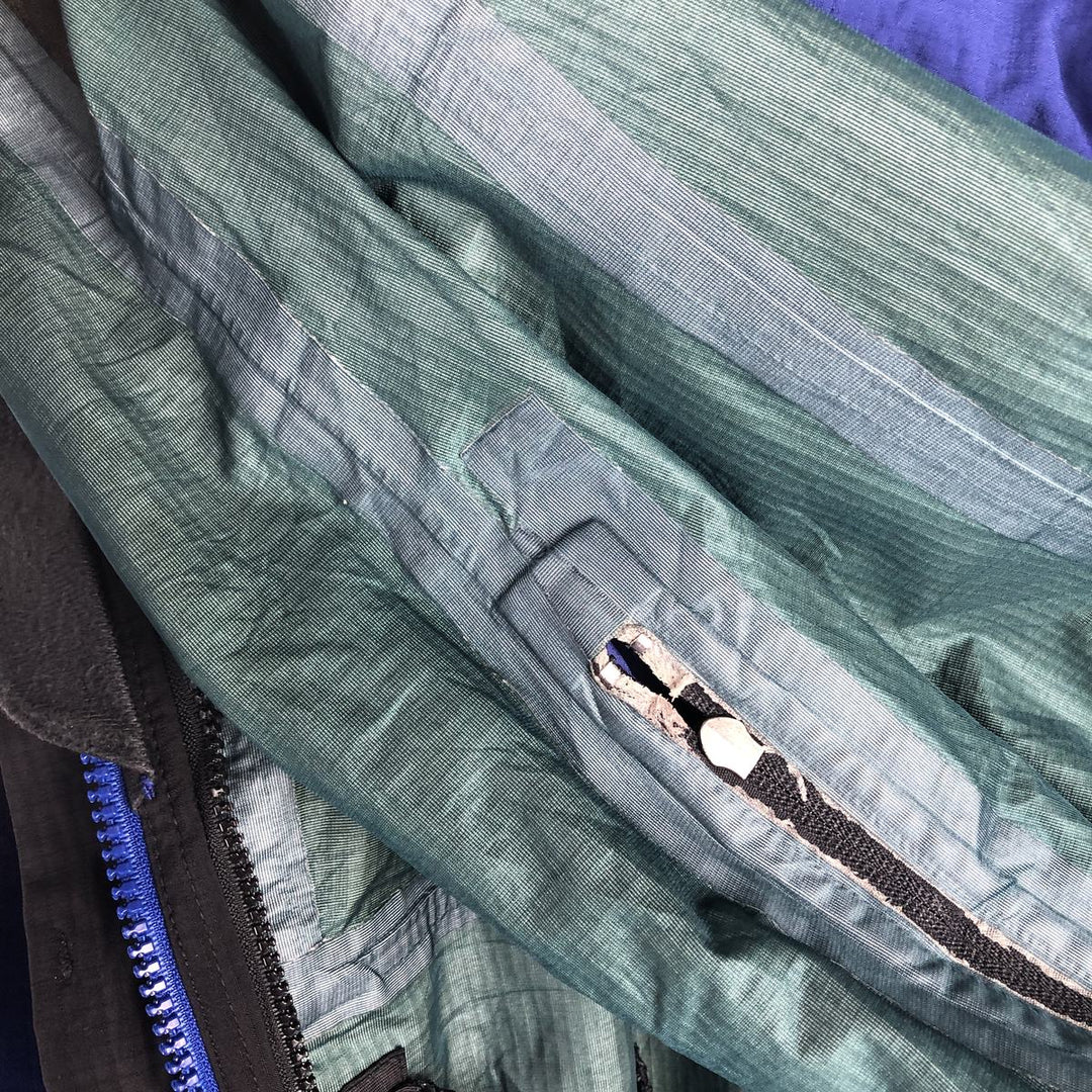 90s-00'S LL Bean All Conditions Gore-Tex Ripstop Mountain Parka, Men's XL Nylon Navy blue Vintage Second Hand