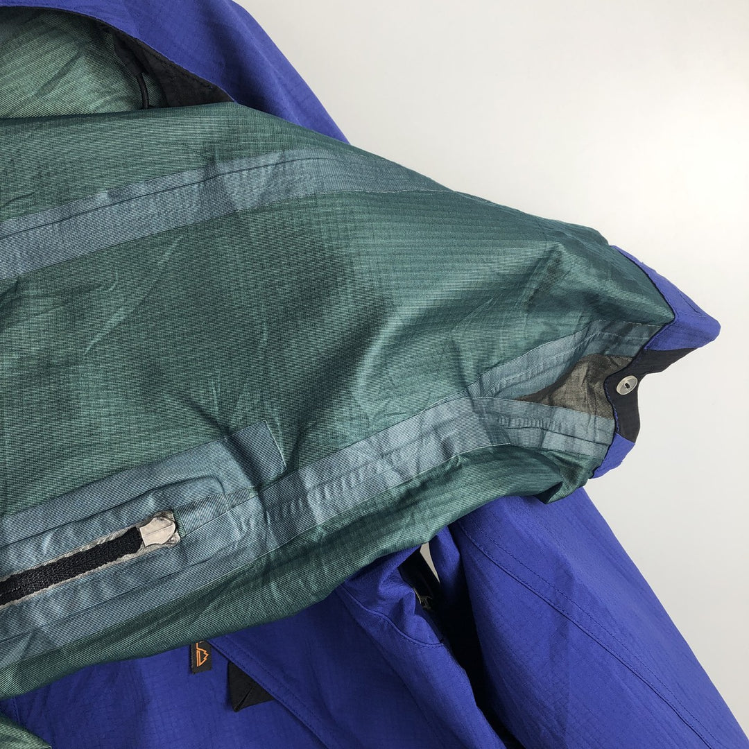 90s-00'S LL Bean All Conditions Gore-Tex Ripstop Mountain Parka, Men's XL Nylon Navy blue Vintage Second Hand