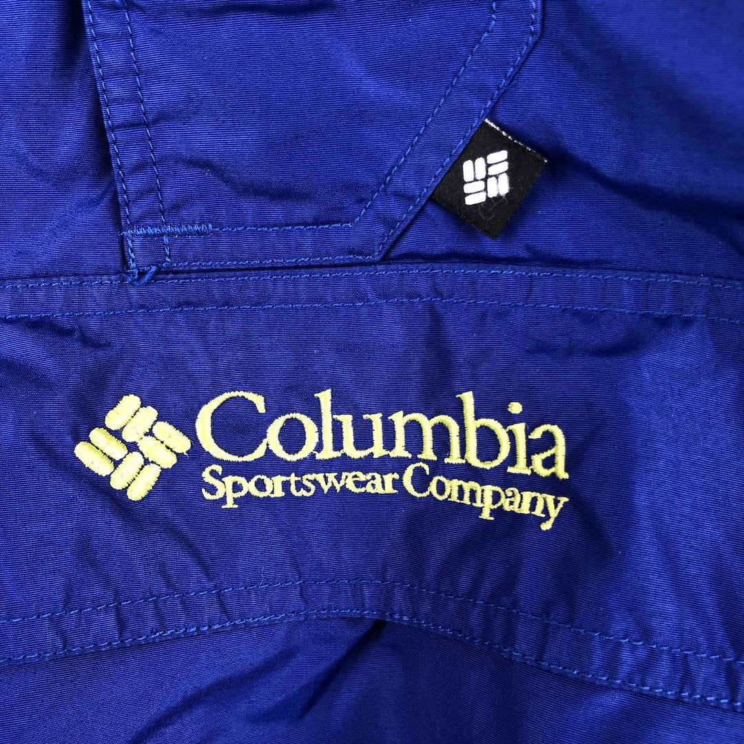 90s-00'S Vintage Columbia Padded Anorak Parka Puffer Jacket, Men's Size XL unclear blue type Vintage Second Hand