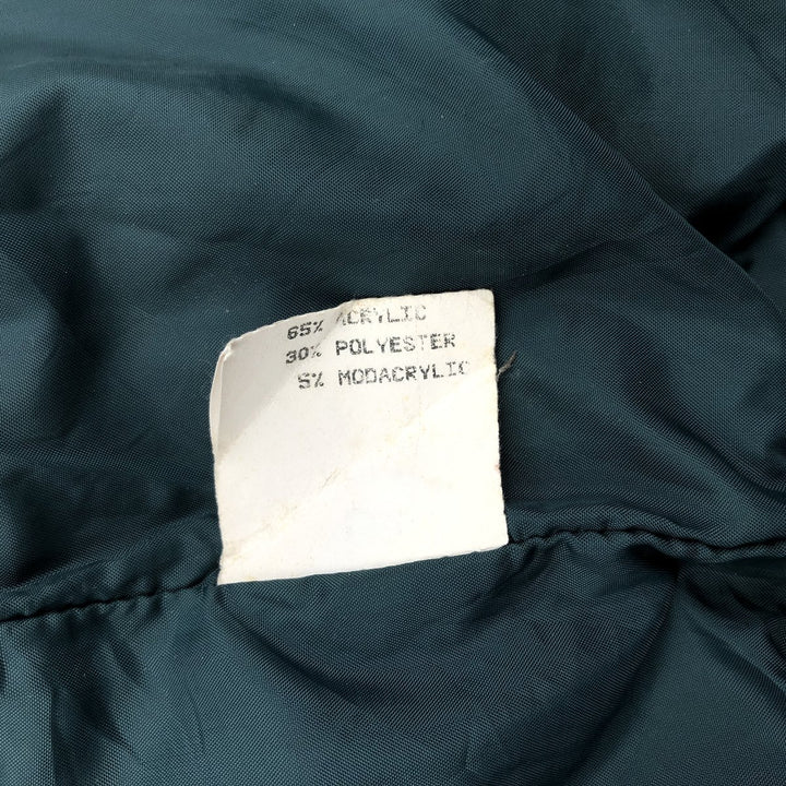 Vintage 80s-90'S Columbia LLBean fleece jacket, made in the USA, size L, women's acrylic Charcoal Vintage Second Hand