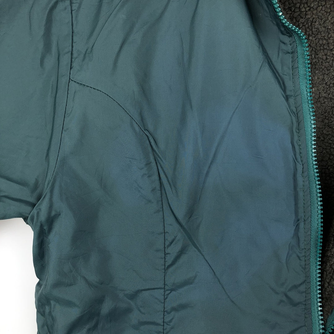 Vintage 80s-90'S Columbia LLBean fleece jacket, made in the USA, size L, women's acrylic Charcoal Vintage Second Hand