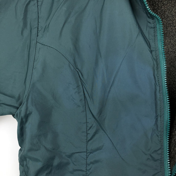Vintage 80s-90'S Columbia LLBean fleece jacket, made in the USA, size L, women's acrylic Charcoal Vintage Second Hand