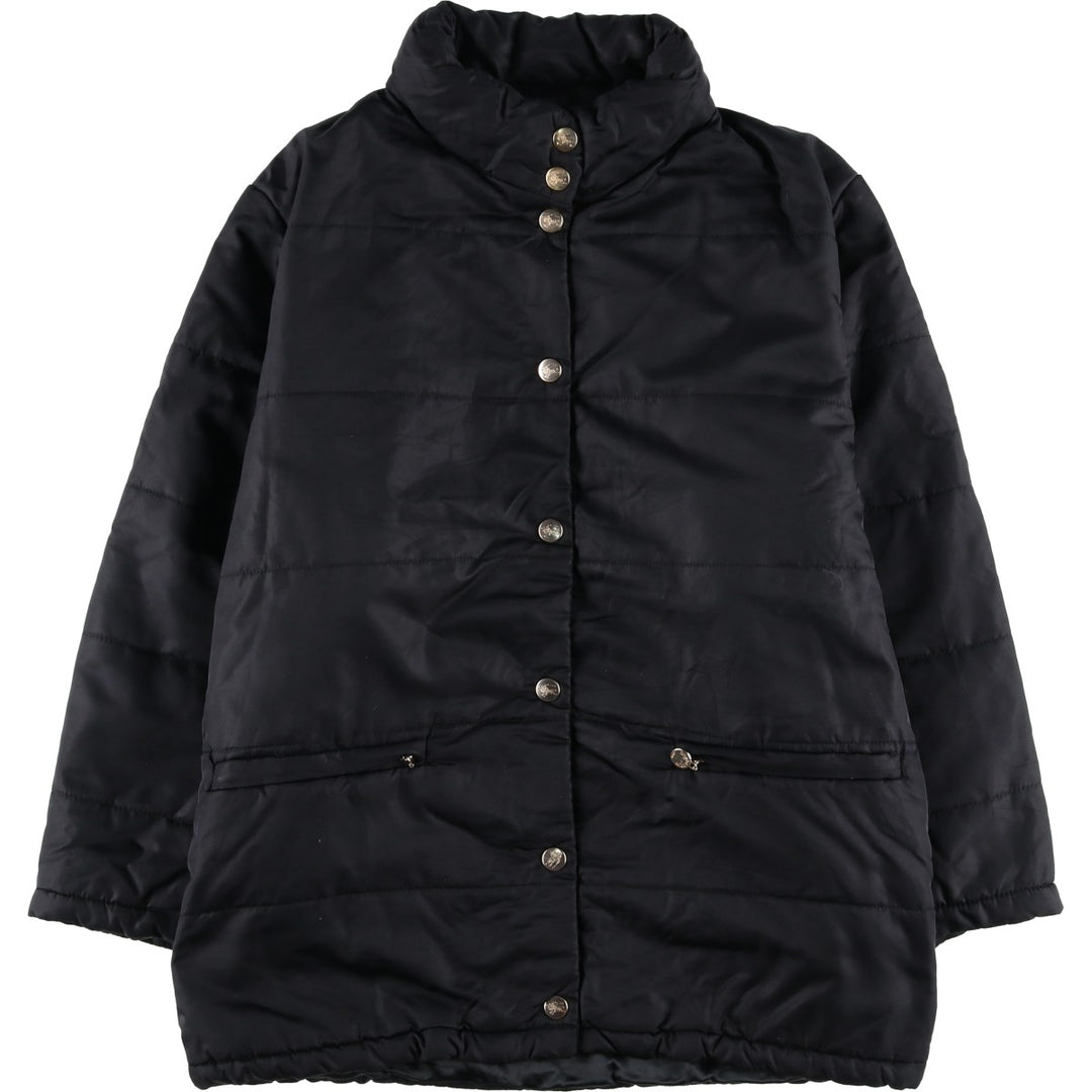 Burberry's padded puffer jacket, women's size L polyamide black type Vintage Second Hand