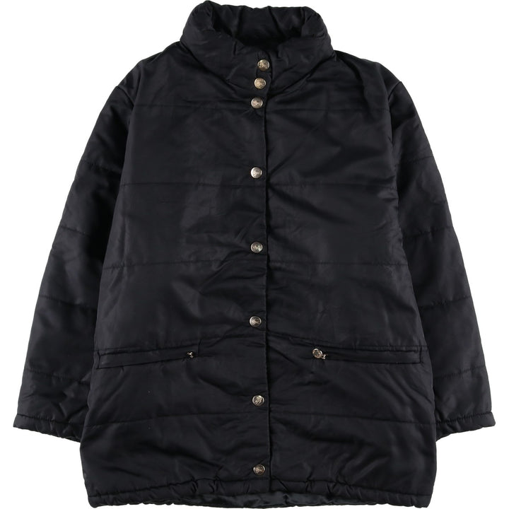 Burberry's padded puffer jacket, women's size L polyamide black type Vintage Second Hand