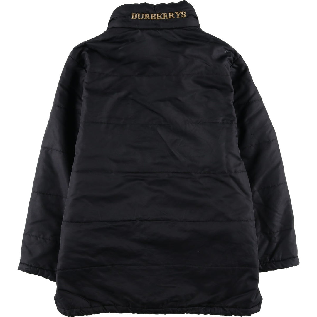 Burberry's padded puffer jacket, women's size L polyamide black type Vintage Second Hand
