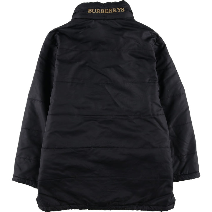 Burberry's padded puffer jacket, women's size L polyamide black type Vintage Second Hand