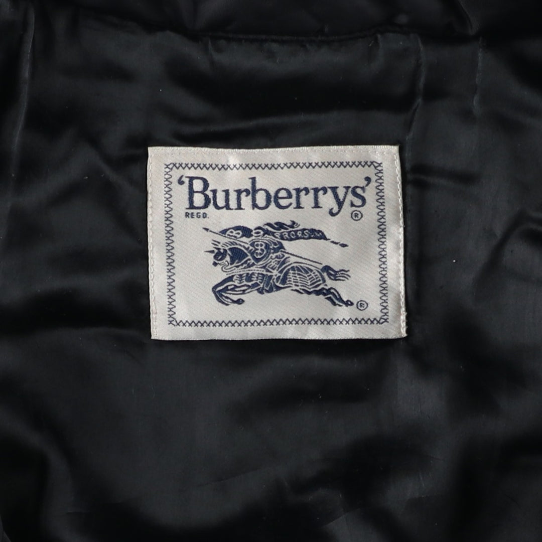 Burberry's padded puffer jacket, women's size L polyamide black type Vintage Second Hand
