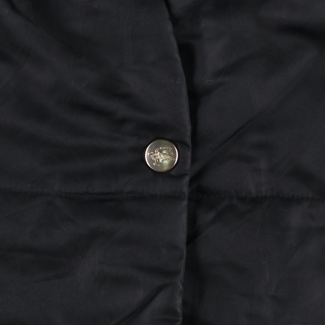 Burberry's padded puffer jacket, women's size L polyamide black type Vintage Second Hand
