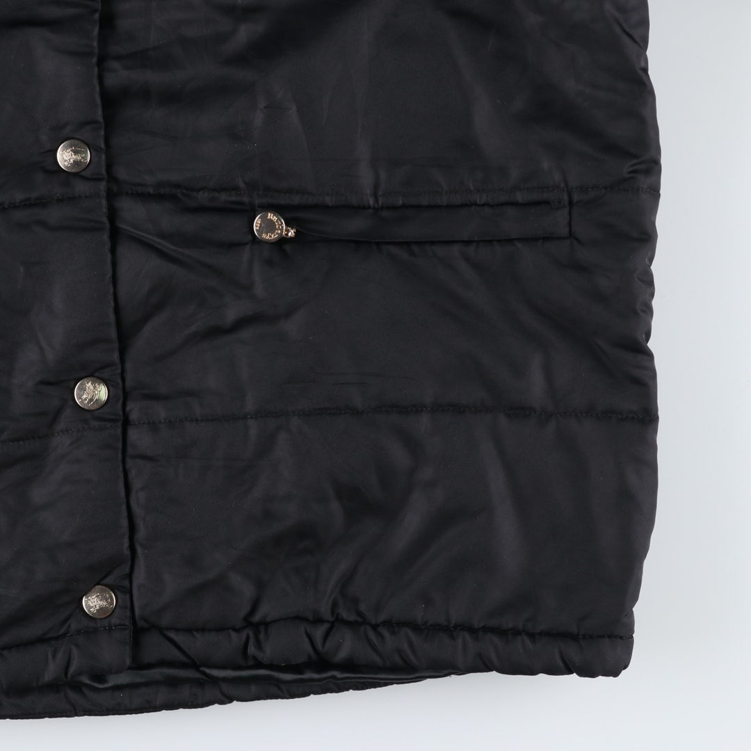 Burberry's padded puffer jacket, women's size L polyamide black type Vintage Second Hand