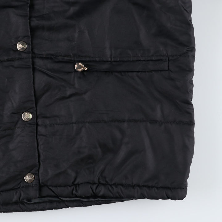 Burberry's padded puffer jacket, women's size L polyamide black type Vintage Second Hand