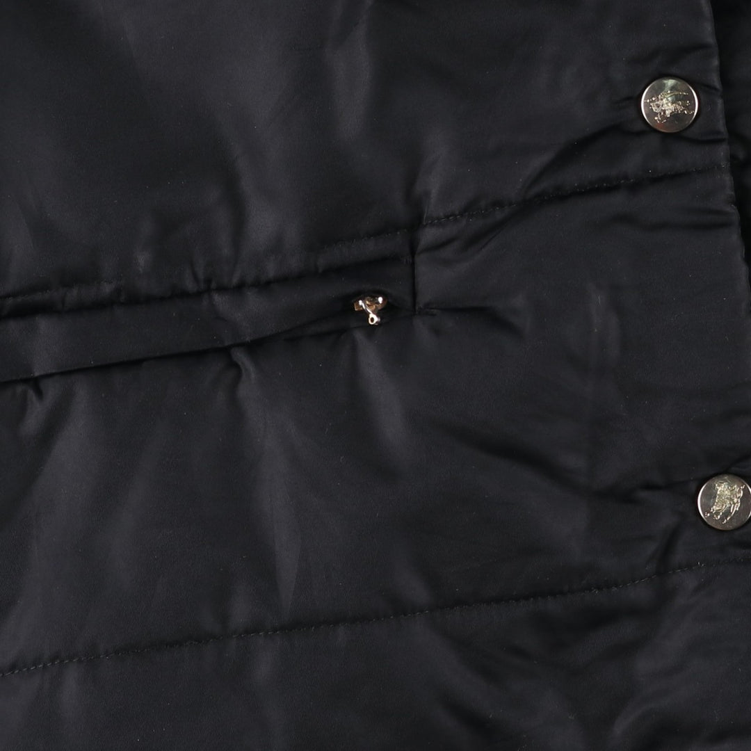 Burberry's padded puffer jacket, women's size L polyamide black type Vintage Second Hand
