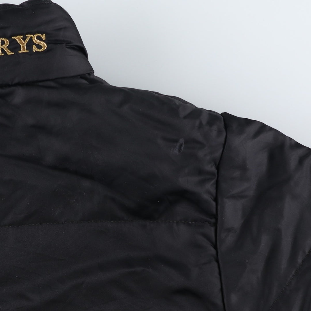 Burberry's padded puffer jacket, women's size L polyamide black type Vintage Second Hand