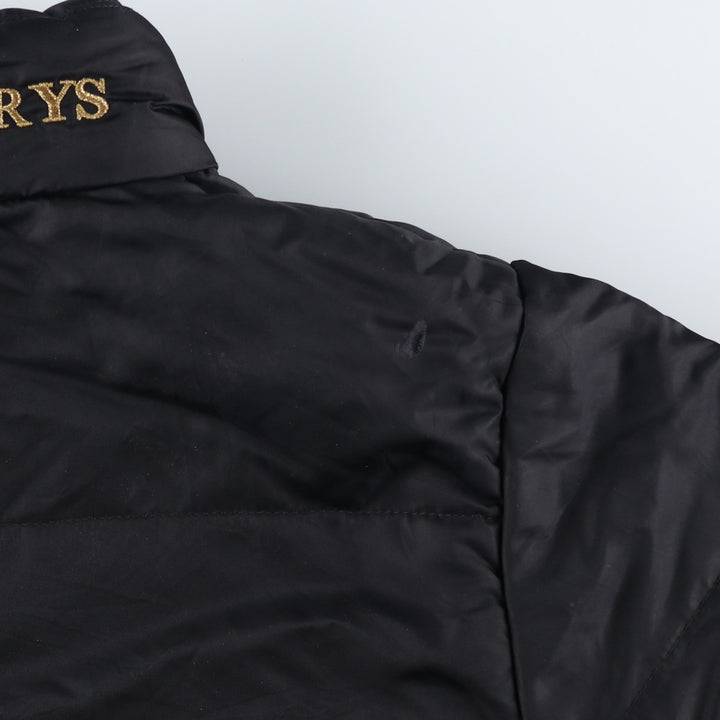 Burberry's padded puffer jacket, women's size L polyamide black type Vintage Second Hand