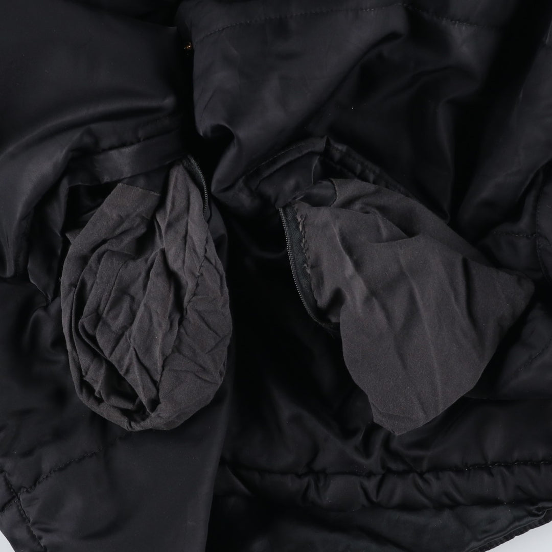 Burberry's padded puffer jacket, women's size L polyamide black type Vintage Second Hand