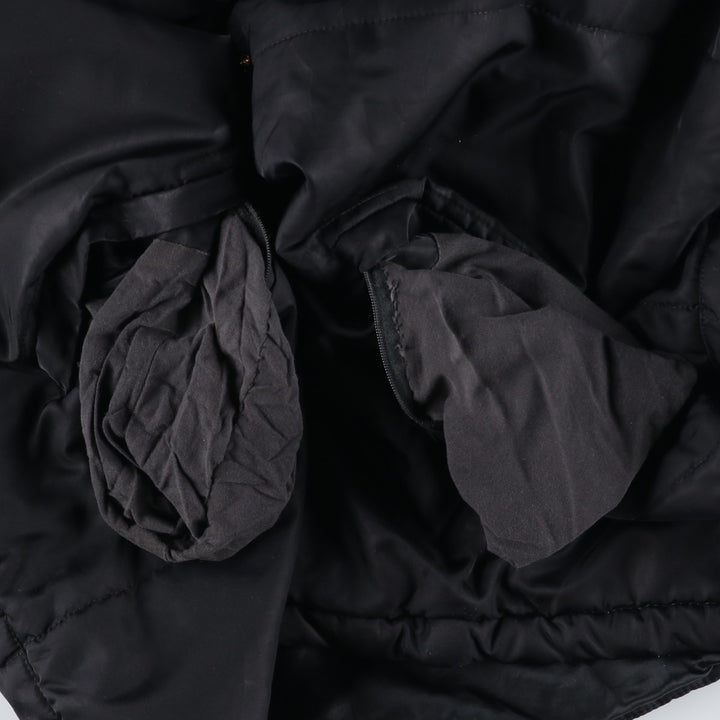 Burberry's padded puffer jacket, women's size L polyamide black type Vintage Second Hand