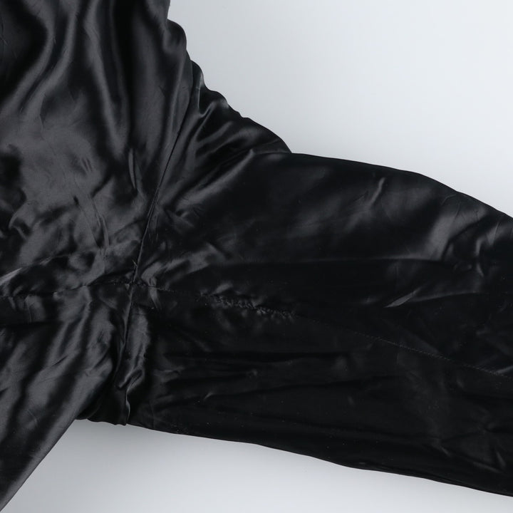 Burberry's padded puffer jacket, women's size L polyamide black type Vintage Second Hand